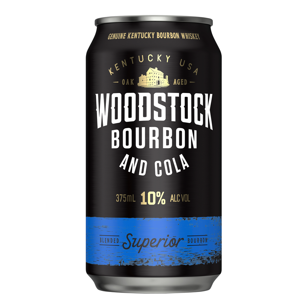 Woodstock Bourbon & Cola 10% (Case) - Kent Street cellars