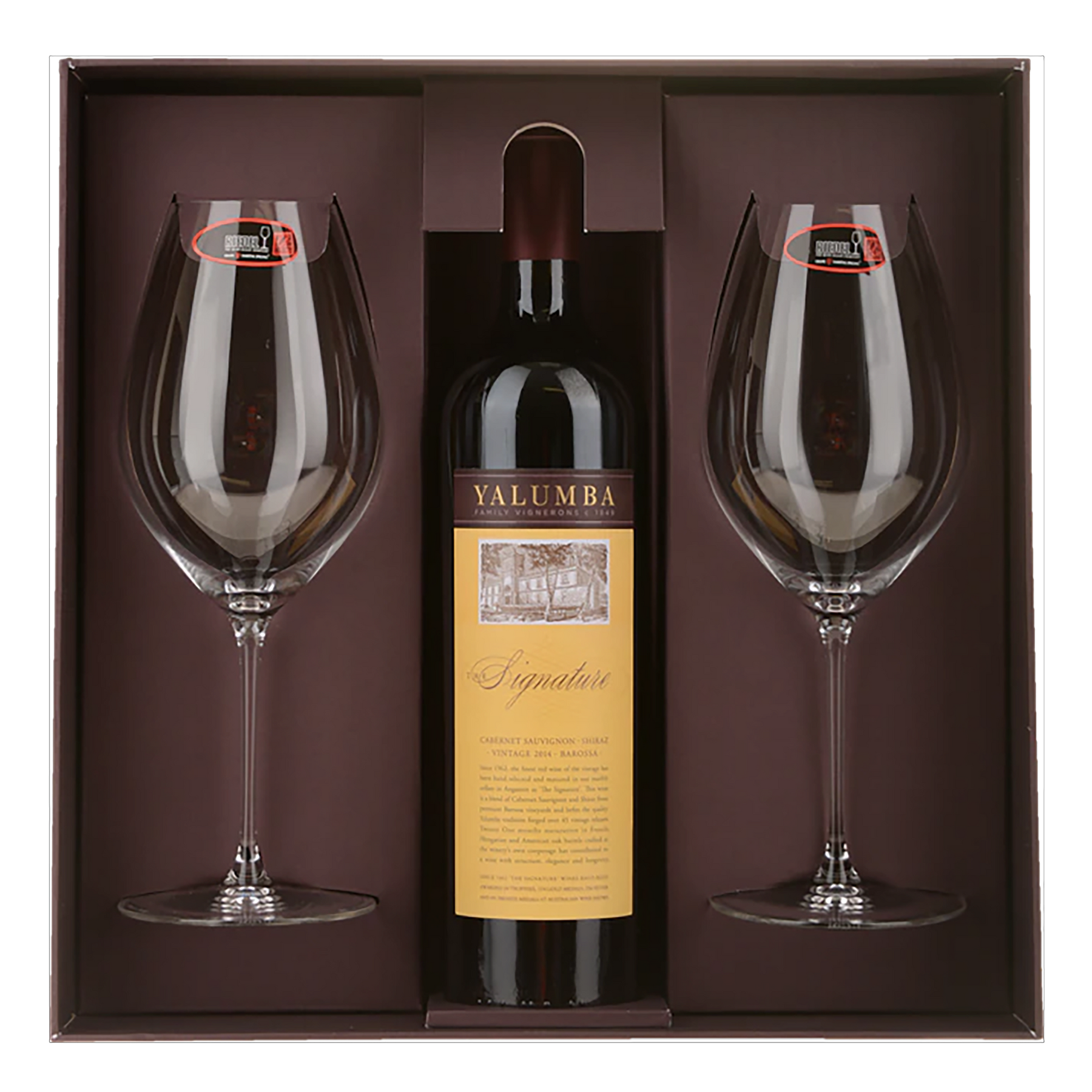 Yalumba The Signature + Riedel Glass Gift Pack