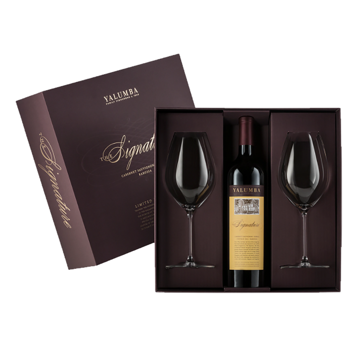 Yalumba The Signature + Riedel Glass Gift Pack