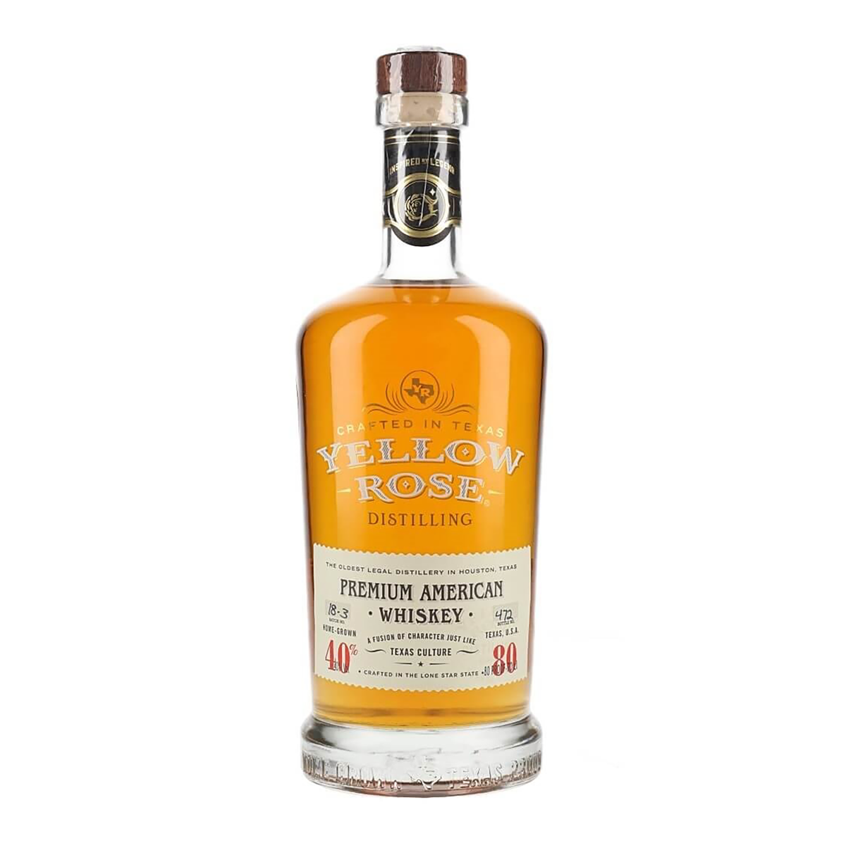 Yellow Rose Premium American Whisky 700ml - Kent Street Cellars