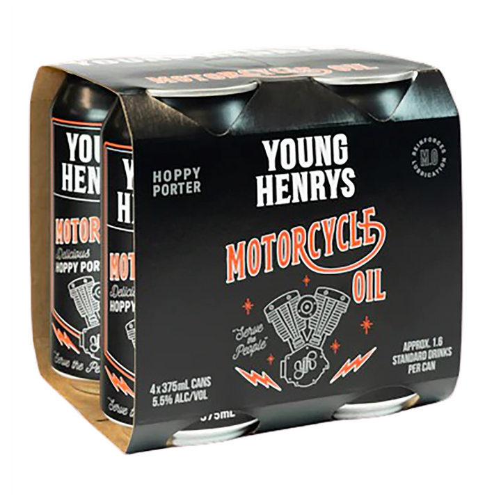 Young Henrys Motorcycle Oil Porter (4 Pack)